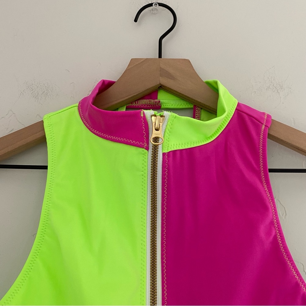 Hurley X Loveshackfancy Solid Blocked High Neck T… - image 4